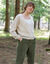 Gilet forme cache-coeur toucher doux (sable)