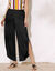 Pantalon large, bas fendus (noir)