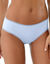 Culotte forme midi « motifs fleurettes » - lot de 4 (bleu / jeans)