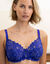 Soutien-gorge forme embo&icirc;tante dentelle unie Arum - avec armatures (bleu)