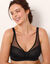 Soutien-gorge minimiseur microfibre et dentelle sans armatures - lot de 2 (blanc + noir)