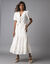 Jupe longue, broderie anglaise (écru)