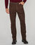 Pantalon droit 5 poches &eacute;lastiqu&eacute; c&ocirc;t&eacute;s - L30 (marron)