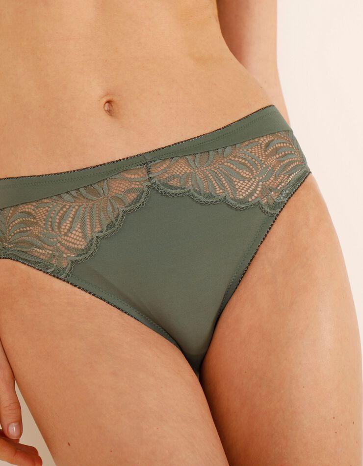 Culotte microfibre et dentelle Loro – lot de 2 (bronze) Culotte microfibre et dentelle Loro – lot de 2 (bronze)