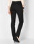 Pantalon droit gainant - petite stature entrej. 75 cm (noir)