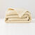 Couverture bicolore pure laine 600 g/m² (écru)