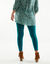 Legging taille élastiquée - lot de 2 (vert foncé / noir)