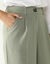 Pantalon large fluide (kaki clair)