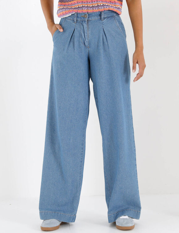 Jean large fluide (bleached)