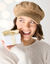 Casquette velours réglable (beige)