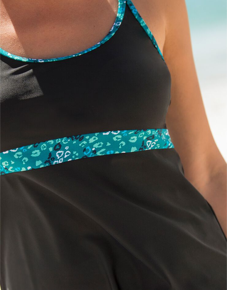 Haut de tankini de sport imprimé Atares - brassière intégrée (noir) Haut de tankini de sport imprimé Atares - brassière intégrée (noir)
