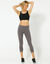 Legging 3/4 en coton biologique(**) (anthracite)