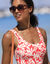 Maillot de bain 1 pièce Linao (grenadine / écru)
