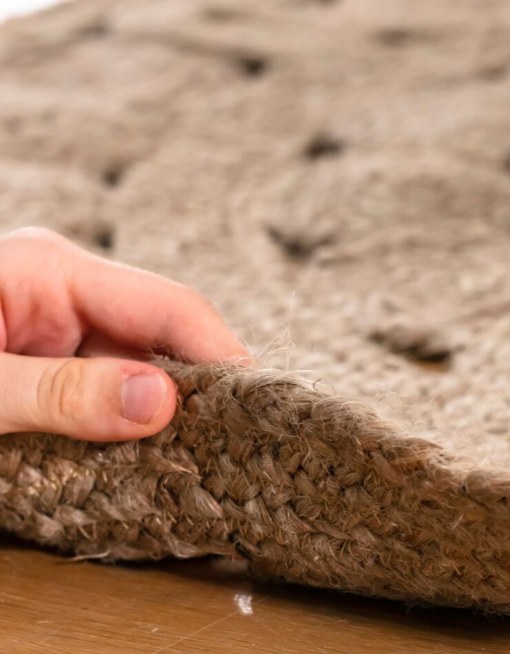 Tapis rond en jute (jute)
