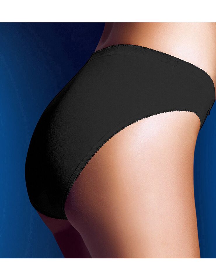 Culotte taï Basic+, lot de 3 achetées + 1 GRATUITE (1) (noir)
