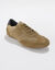 Derbies cuir à lacets détails perforés (taupe)