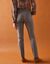 Pantalon droit gainant - petite stature entrej. 75 cm (gris moyen)