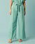 Pantalon large fluide Spécial Petites (vert jade)