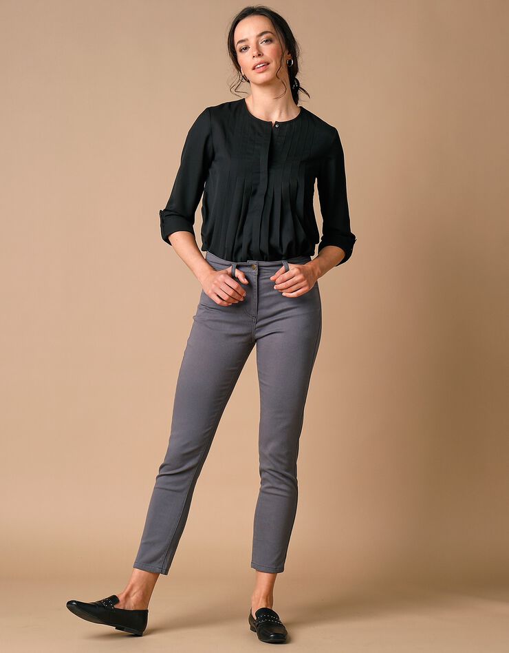 Pantalon 7/8ème fuselé stretch (anthracite) Pantalon 7/8ème fuselé stretch (anthracite)