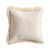 Coussin brodé palmier (naturel)