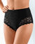 Culotte forme boxer dentelle gainante - lot de 2 (noir)