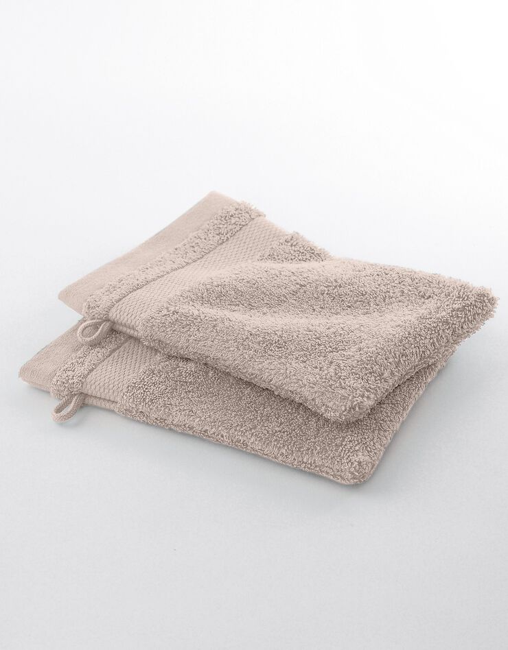 Éponge unie coton modal 500 g/m² (taupe) Éponge unie coton modal 500 g/m² (taupe)