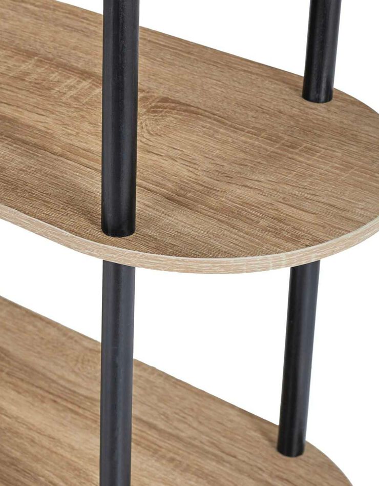 Etagère ovale NEODE 6 niveaux (naturel)