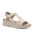 Sandales compensées (beige)