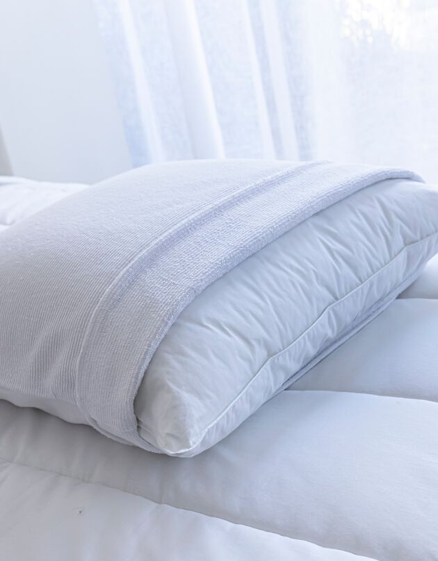 Sous taie éponge bouclette qualité lourde (blanc)