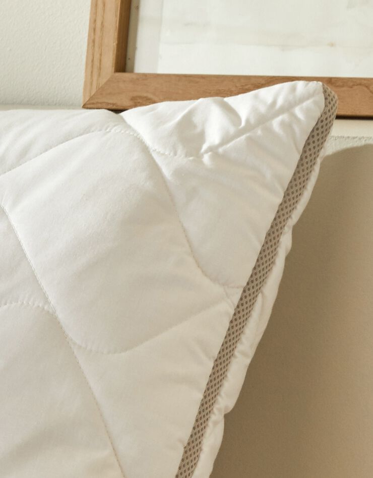 Oreiller matelassé ventilé climacontrol (blanc)