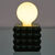 Lampe LED à poser, en céramique (vert foncé)