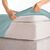 Drap-housse uni jersey bonnet 40 cm (céladon)