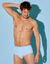 Slip ouvert taille haute - lot de 2 (ciel)