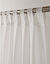 Panneau voile uni finition pattes (blanc)