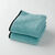 Serviettes de bain finition broderie fantaisie - 420g/m2 (lagon)