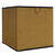 Cube de rangement pliable, velours (moutarde)