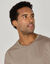 T-shirt col rond manches courtes (taupe)