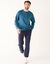 Sweat molleton col rond (bleu p&eacute;trole)