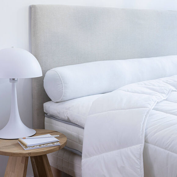 Traversin ferme sp&eacute;cial transpiration (blanc)