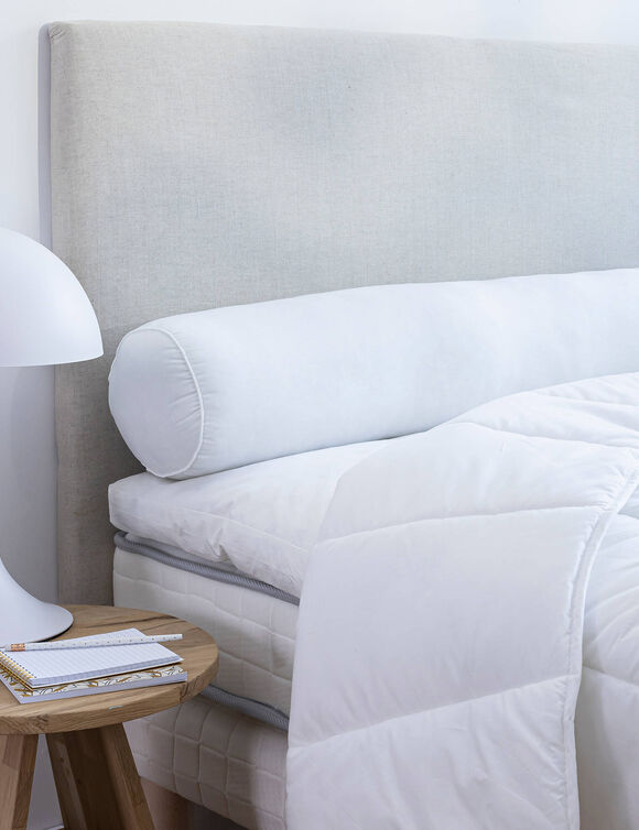 Traversin ferme spécial transpiration (blanc)