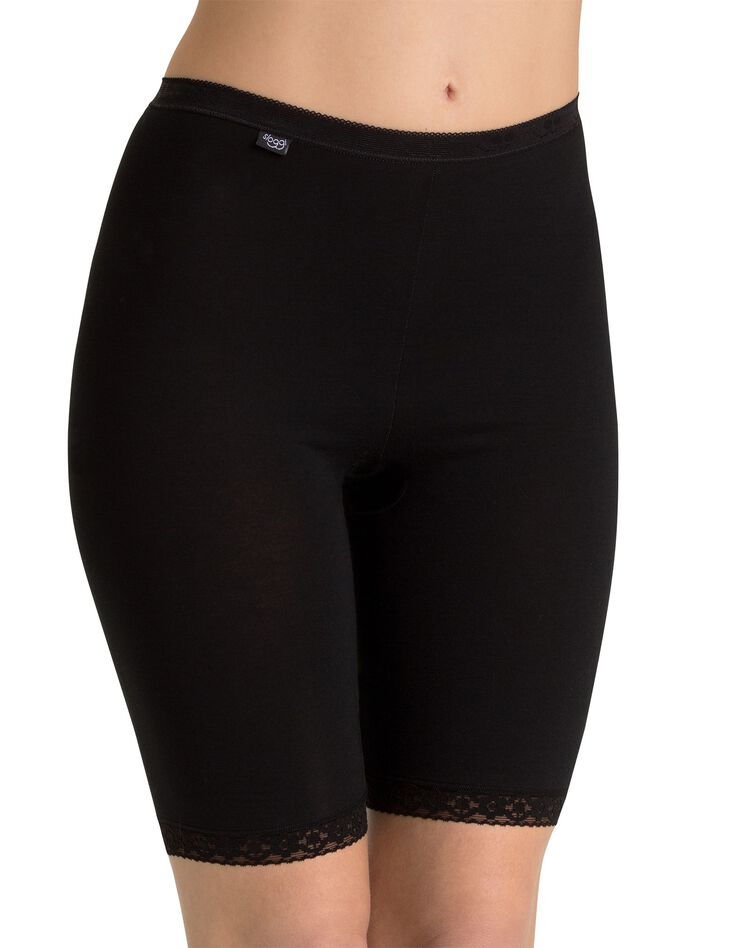 Panty "Basic+" indéformable coton stretch  (noir)