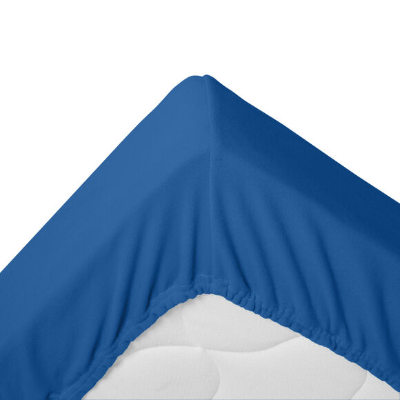 Couverture polaire mi-housse 350 g/m² (bleu jean)