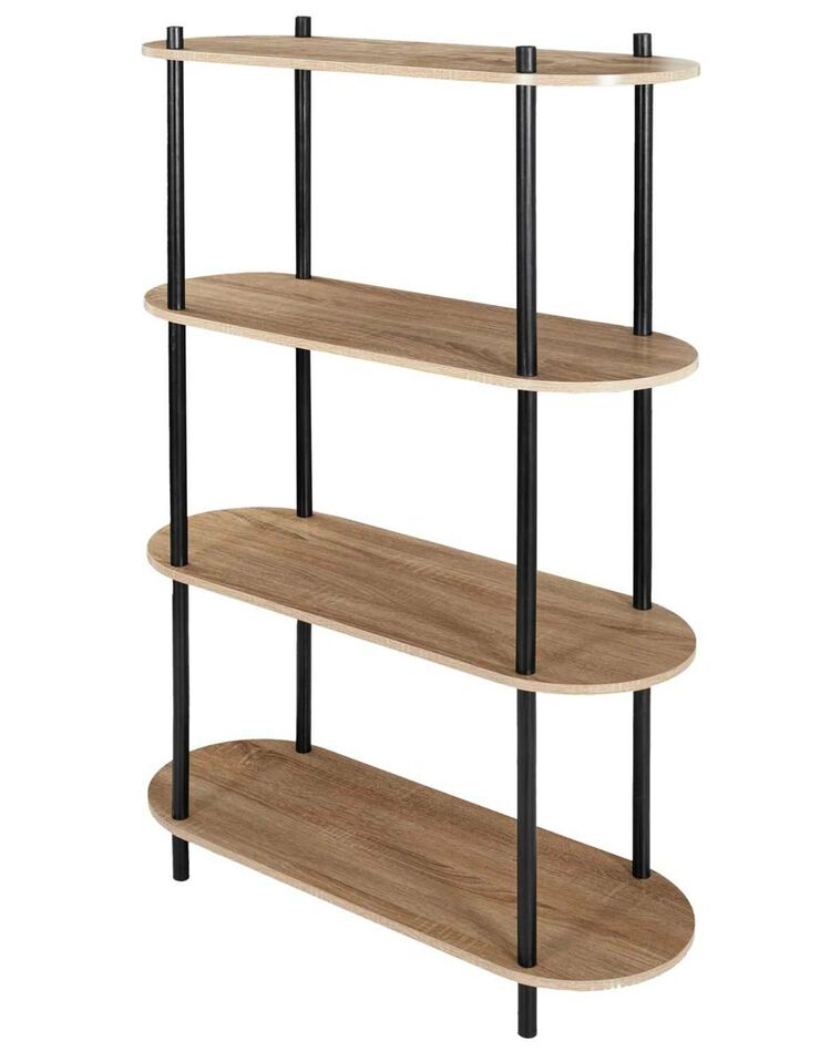 Etagère ovale NEODE - 4 niveaux (naturel)