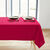 Nappe unie entretien facile (rouge)