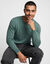 Pull maille milano, col rond, manches longues (bleu vert)