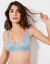 Soutien-gorge maille satinée et dentelle Salford avec armatures - lot de 2 (bleu + ardoise)