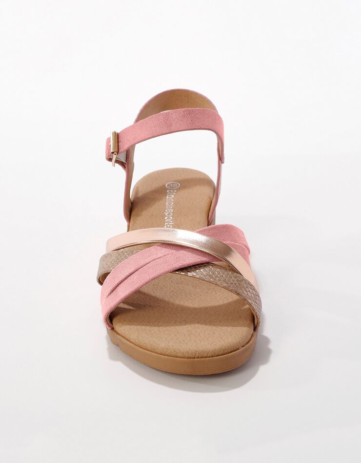 Sandales multibrides - beige/rosé (beige / rose) Sandales multibrides - beige/rosé (beige / rose)