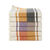 Torchon grands carreaux coton lin tissé teint - lots (multicolore)