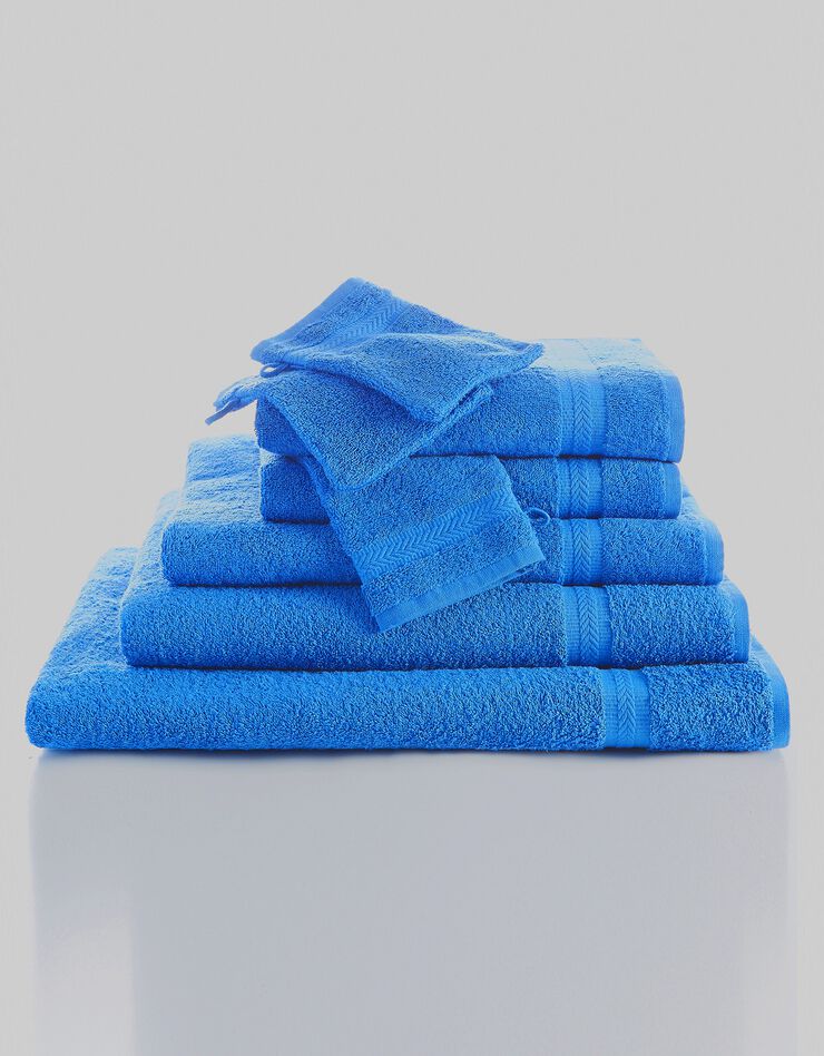 Eponge unie 420 g/m2 confort moelleux (bleu dur) Eponge unie 420 g/m2 confort moelleux (bleu dur)