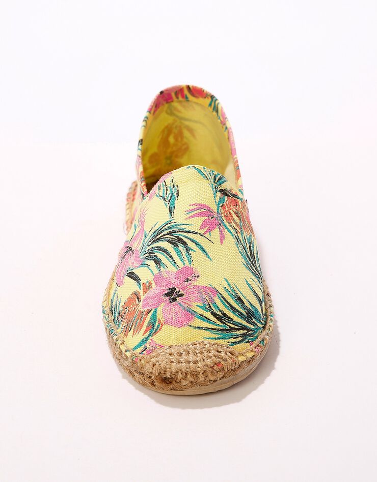 Espadrille imprimé tropical (multicolore)